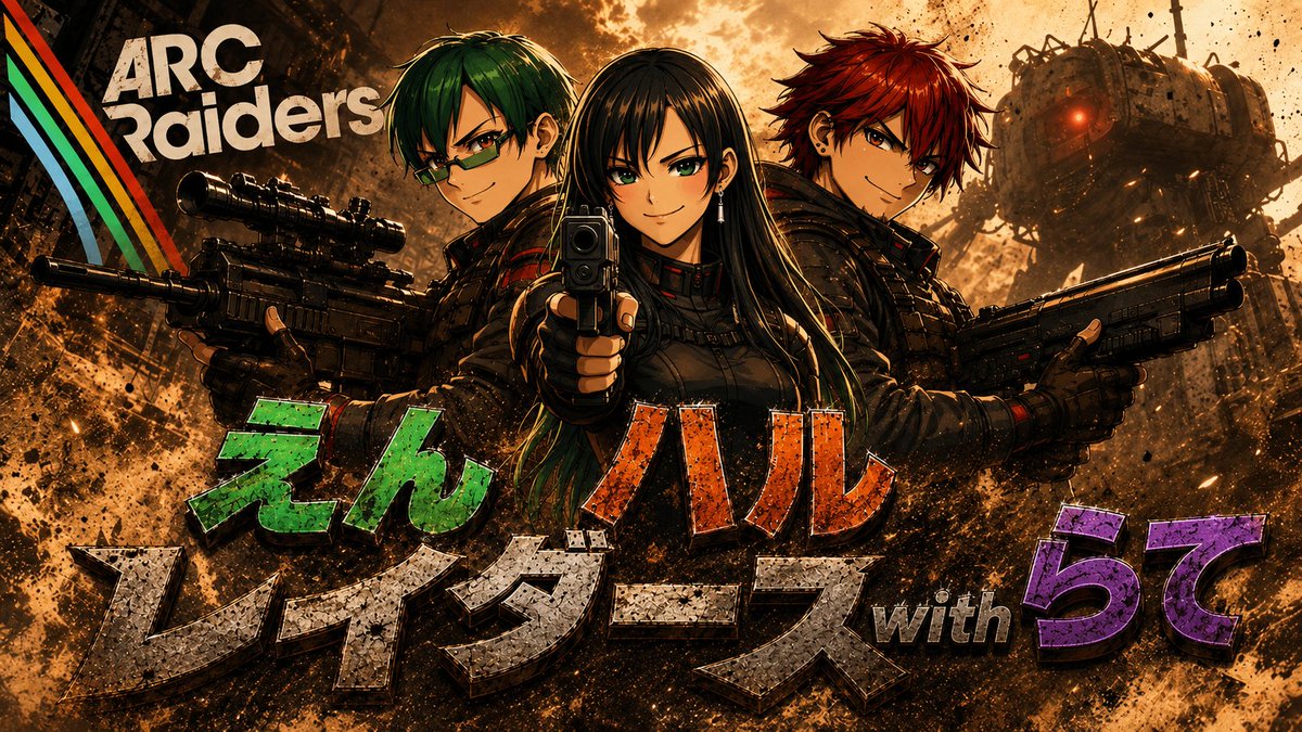 TM_JUST_TV's tweet photo. 本日22時〜ARCRaiders配信！
今日はえんハルwithらてでやります！ぜひ遊びに来て下さい😆
#ARCRaiders
#アークレイダース
#えんハル
@Acid_ryo 
@OebHTmLMxp62832 https://t.co/KximT3hWJ9