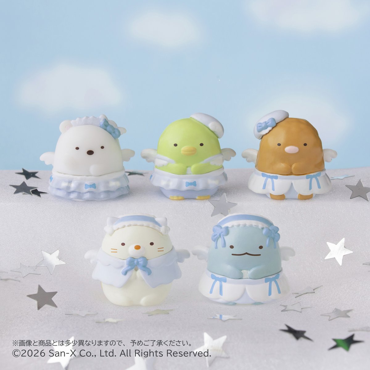 bandailifestyle's tweet photo. /／
ふんわりかわいい“すみっコエンジェル”の
びっくらたまごが新発売👼🩵
\＼

パステルブルーの爽やかな天使の衣装をまとった
『#すみっコぐらし』の #びっくらたまご が登場✨

🗓️7月下旬発売
🥚びっくらたまご　すみっコぐらし　すみっコエンジェル

詳細は👇
https://t.co/NjB0JhMWZ6 https://t.co/U9iQuMWx6x