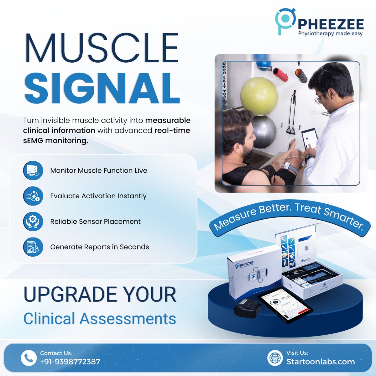startoonlabs's tweet photo. Introducing precision-driven muscle assessment — where clinical accuracy meets real-time innovation. 💡📊

📞 +91-9398772387 | 🌐 https://t.co/IR1KPdUgP9

#pheezee #physiotherapy #clinicaltechnology #semginnovation #medtech #trends #posts https://t.co/xzoVzjiOxs