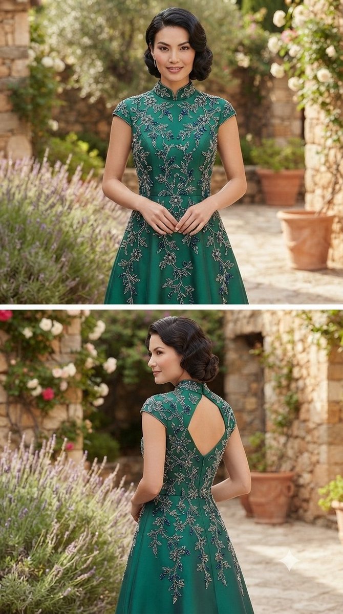 AI 生图提示词:Capture a professional fashion portrait featuring a woman wearing an elegant, hi
