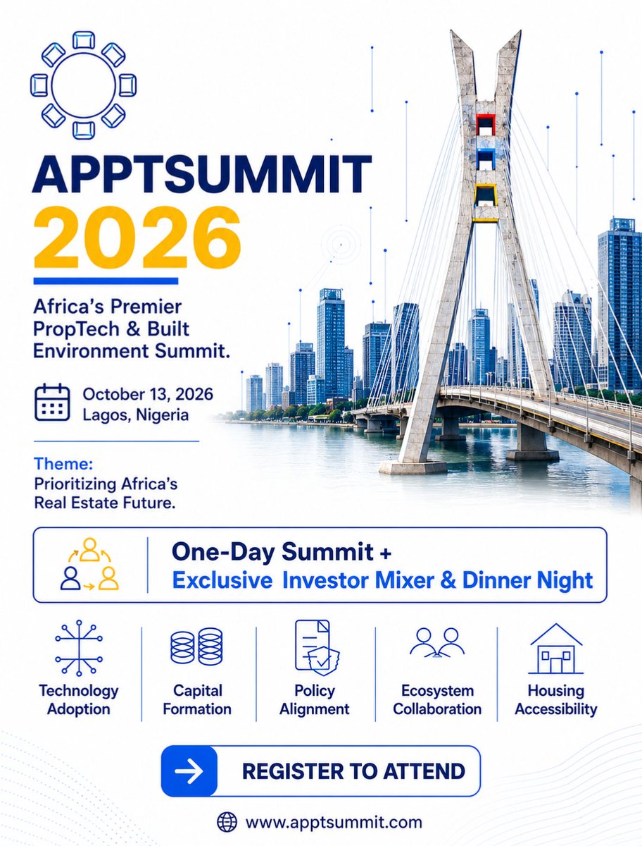 THEBOLADE's tweet photo. We’re bringing together PropTech founders, real estate developers, investors, and policymakers to accelerate technology adoption, capital formation, &amp; housing accessibility.

Featuring a lineup of investors from KSA, UAE, Brazil, Egypt, and beyond.

 🔗🎟️ https://t.co/ErEYusmASy https://t.co/peGc6r8Vad