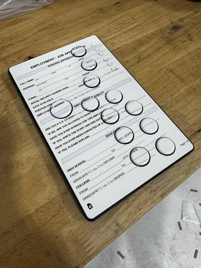 fightstickart's tweet photo. Job Application leverless - @SGFDevices https://t.co/lFhd8EDbv5