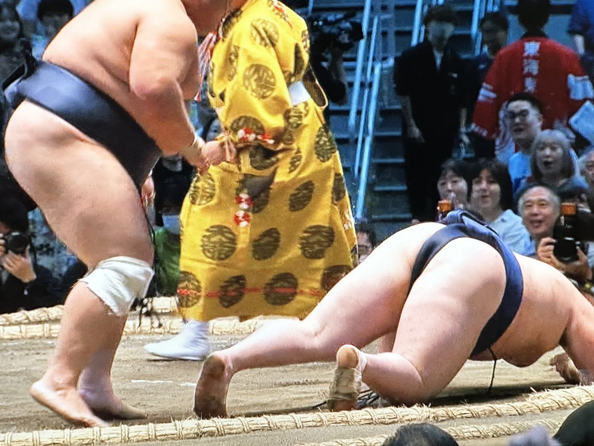mrkm_Autumn's tweet photo. 若ノ勝は大丈夫か…膝…音がしただと？？😭
#心配です
#若ノ勝
#全勝は獅司だけに
#sumo https://t.co/vv2wVQdoe0