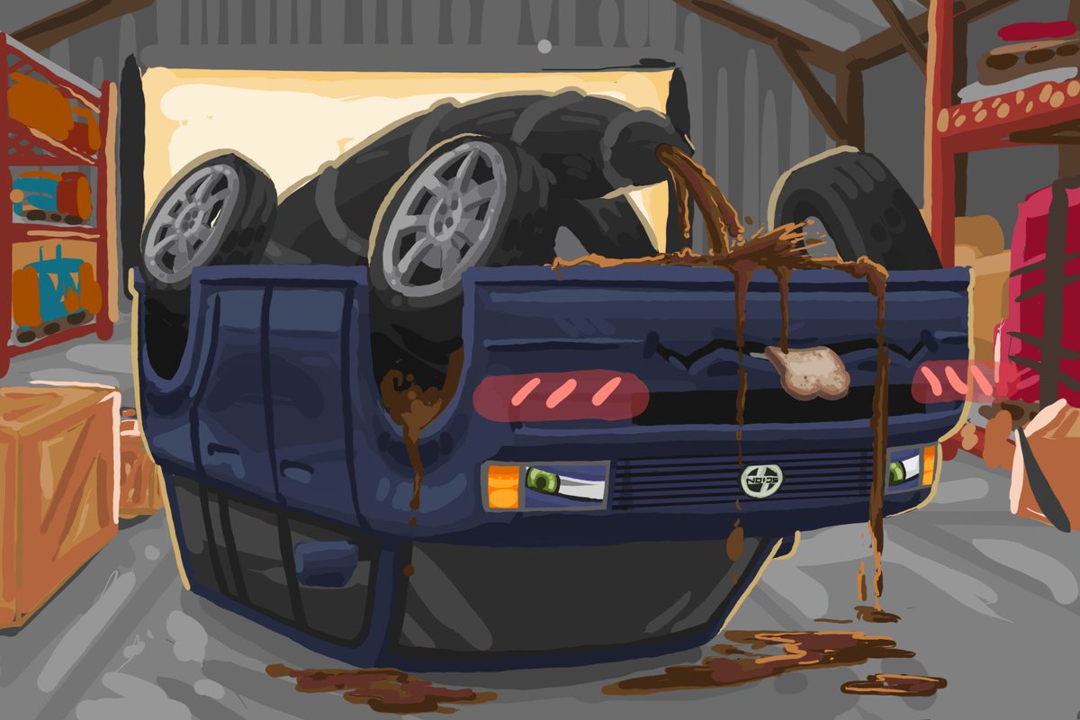 charred_catfish's tweet photo. raffle for @2005_ScionXB of his little box having some fun in a warehouse with chocolate

#livingmachine #living_machine https://t.co/Wich22vm8g