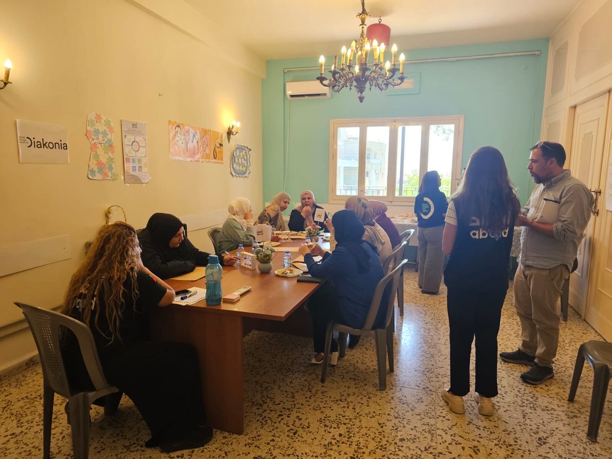 AbaadMENA's tweet photo. It was a pleasure to welcome Mr. Domingo Torres Santos, Diakonia’s Global Humanitarian Program Manager, during his visit from Sweden, together with Ms. Sameya Bou Hassan, Programme Manager for Diakonia’s MENA Gender Justice Program, to ABAAD’s Model Centers in Zahle and Baalbek areas.

The visit provided an opportunity to engage directly with women and adolescent girls right-holders by the ongoing crisis, listen to their experiences and priorities, and gain firsthand insight into ABAAD’s community-based prevention, protection, and emergency response.

They also met with ABAAD’s frontline teams, who shared reflections on the emergency response, the adaptations made to maintain access to services, and the use of gender audits and targeted improvements to create safer and more dignified environments for displaced communities.

We are grateful for Diakonia’s continued partnership and support!

#ABAAD #Diakonia #emergencyresponse   #HumanitarianResponse #Lebanon 

@DiakoniaSverige