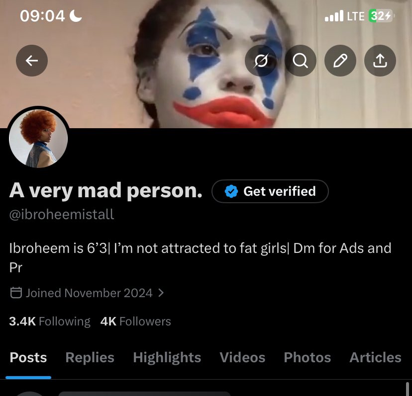 ibroheemistall's tweet photo. 4k Mad people, God bless y’all ❤️🙏 https://t.co/HKjRoDINuK