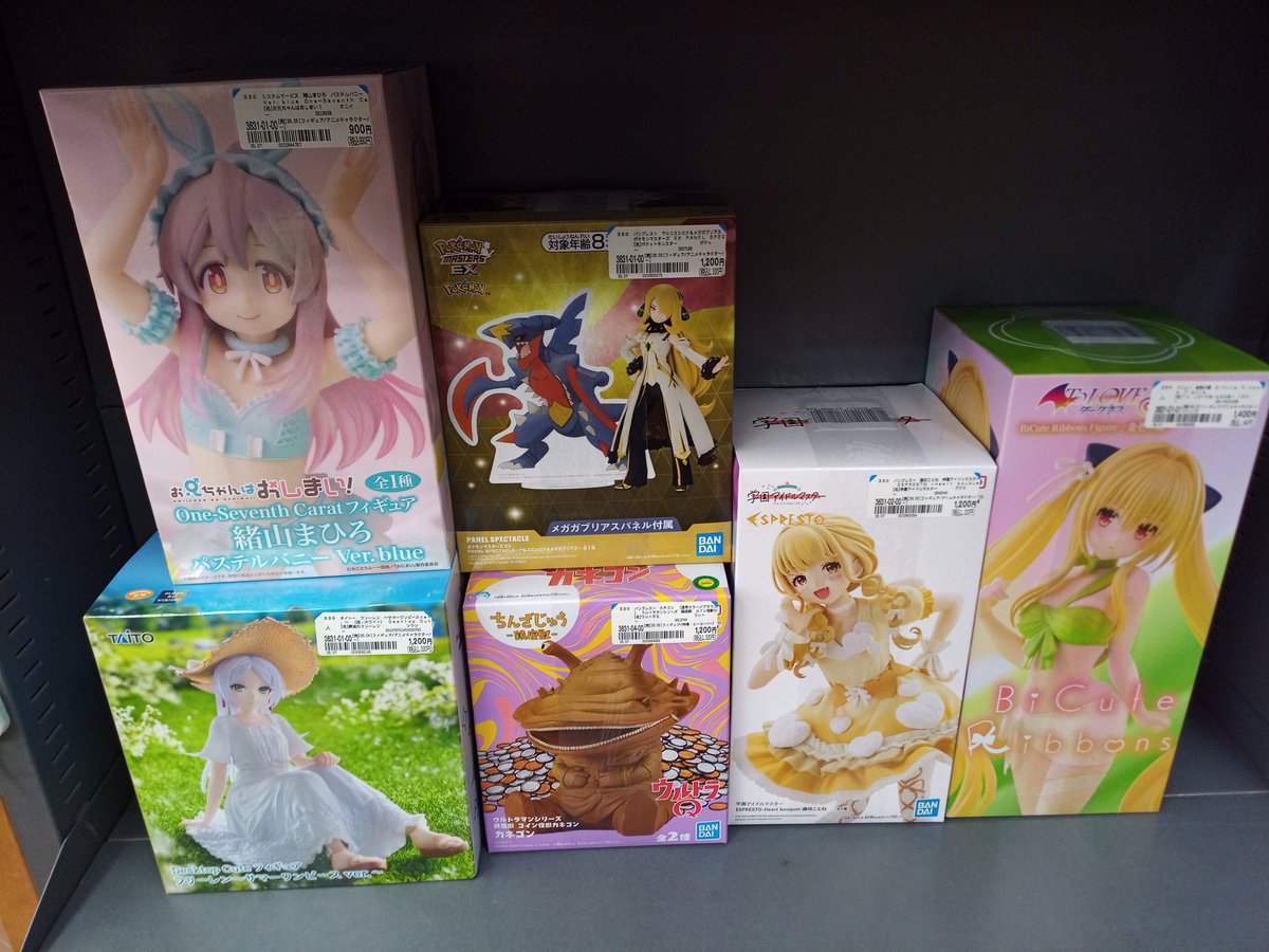 フィギュアが入荷いたしました！7月登場の商品もごさいますのでぜひお