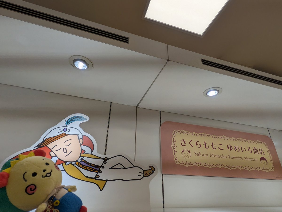 cojirace's tweet photo. ゆめいろ商店　新宿に来たよ！
オリエンタルまるちゃんいっぱいいたよ！

ゆめいろ商店限定のまるコジ新商品もたくさんあった！
コジコジの印傳も売ってたよ♪

新商品の扇子が可愛くて、いつか手に入れたい♪ https://t.co/hmUqIpv3nI
