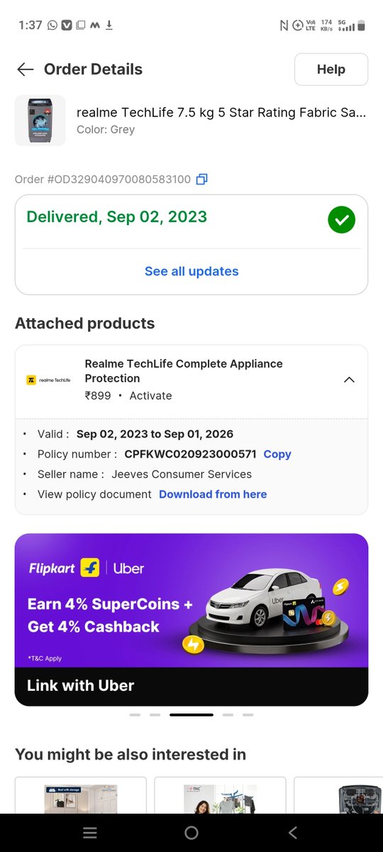 rajeevkohli83's tweet photo. @Flipkart You sell products at good prices & we also buy extended warranty. When we need support your Jeeves support says your number not registered. @flipkartsupport says service timline till 7 Aug 2026. Literal Harrasment.
#badcustomerservice #banflipkart #harassment https://t.co/6cXHoZFZU7
