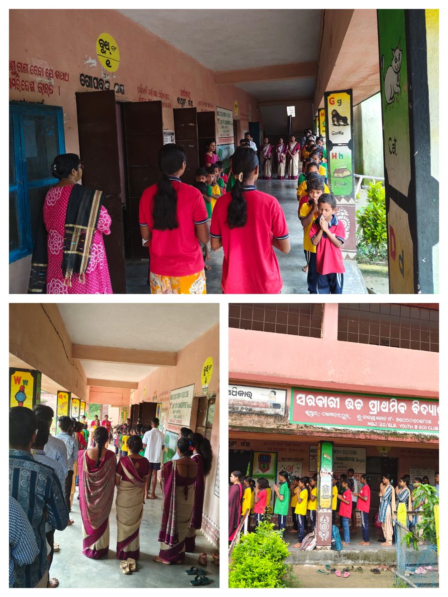 dietmbj's tweet photo. Glimpses of the Internship Programme of 1st Year and 2nd Year D.El.Ed. Pupil Teachers of DIET, Mayurbhanj, conducted in different schools under Baripada Block from 06.07.2026 to 11.07.2026. https://t.co/bjGxkzfCgh
