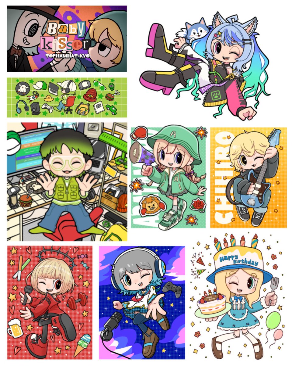 STOOP_LIFE's tweet photo. ポップでキュートな世界観で、
“愛されるキャラクター”を制作しています🎨

個人様から企業様まで対応！

思わず目を惹く、他と被らないデフォルメイラストをご提案します🍕

【対応可能】
・オリジナルキャラクターデザイン
・版権キャラクターデザイン
・SNS用アイコン / ヘッダー
・グッズ・スタンプ用イラスト
・その他、ご希望に合わせて柔軟に対応します！

【特に得意】
🎵 音楽関連
🍔 飲食・フード関連

カルチャーやエンタメが好きなので、
「こんな雰囲気で描いてほしい！」というご相談も大歓迎です。

お気軽にメールまたはDMまでご相談ください！

#イラスト依頼