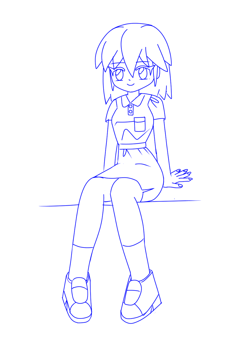 線画 oc #絵描きさんと繋がりたい #イラスト #らくがき