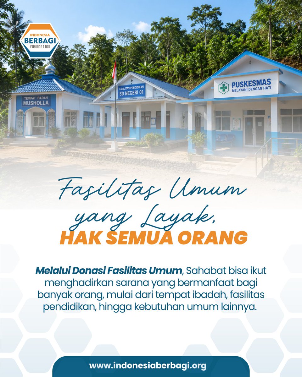 ibf_berbagi's tweet photo. Melalui Donasi Fasilitas Umum, kita bisa ikut menghadirkan sarana yang lebih nyaman, aman, dan bermanfaat bagi banyak orang. 
Klik link untuk berdonasi. : https://t.co/dnqguFmv9d

#indonesiaberbagi #berbagiuntukindonesia #sabtu #safar #LAZBandung #LAZ #zakat #infaq #sedekah #fyp https://t.co/dRkNDgcKKV