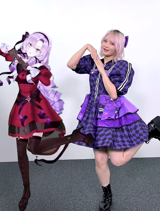 1000000lome's tweet photo. ✂おショート投稿ですわ～～～✂
https://t.co/cOxA60TVGc

なななななんと❣
♡CANDY TUNE 宮野静♡さまに
一緒にわたくし🦂のオリ曲
♡ふぁむ・ふぁた～る♡踊っていただきました❣
本物のアイドル……🌟かわいすぎますわよ～✨
横に並べてうれしいですわ😭💓 https://t.co/C0eF8OMs2X