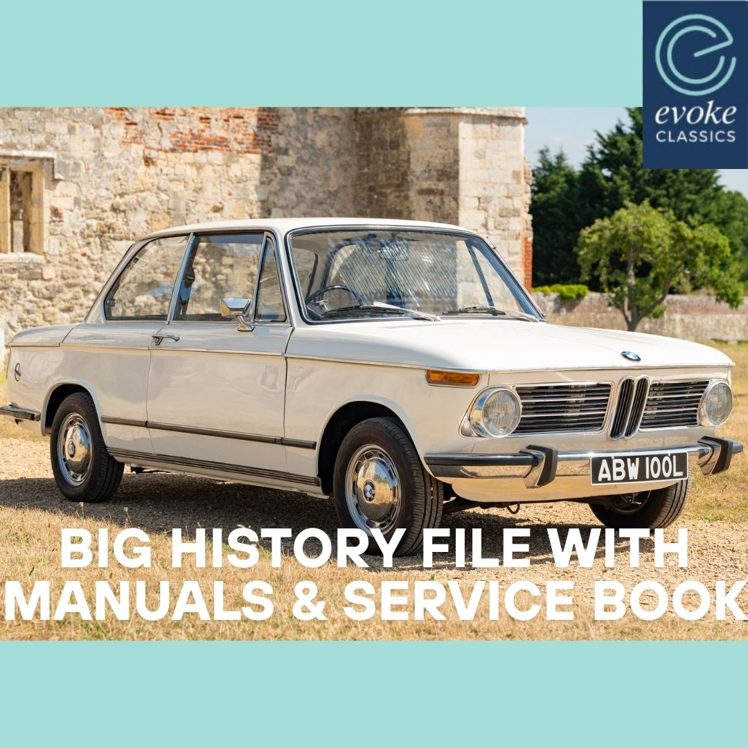 EvokeClassics's tweet photo. LIVE AT AUCTION
1973 BMW 2002
https://t.co/SDQG35u0Mc
Desirable "roundie" tail light example
Big history file with original manuals & service book
RHD car originally supplied to Farnham Common, Bucks
Advisory free MOT until July 2027
4 former keepers
#BMW2002 #ClassicBMW https://t.co/NWpcycd79E