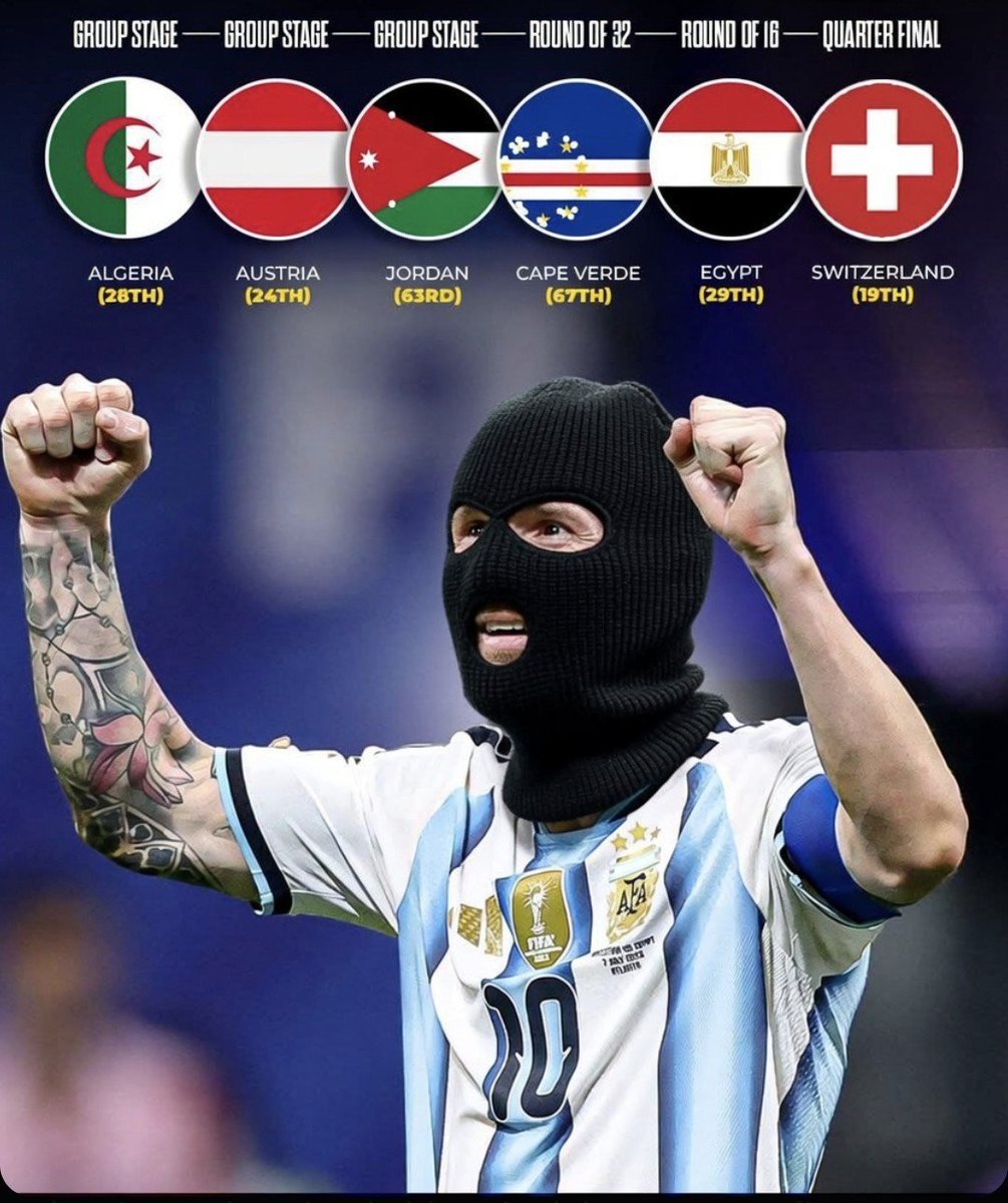 EsvinYecute's tweet photo. @TuiteroSismico Merecido después que Argenfifa l3s robara el mundial https://t.co/tp2AbyKPFS