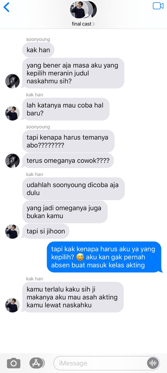 jagiyanations's tweet photo. soonhoon au • abo project

jeonghan adalah ketua kelas akting yang ingin menampilkan drama pendek naskahnya tentang abo universe, dimana soonyoung dan jihoon adalah pemerannya.

‼️slight mature content https://t.co/ejE4RqU0Ij