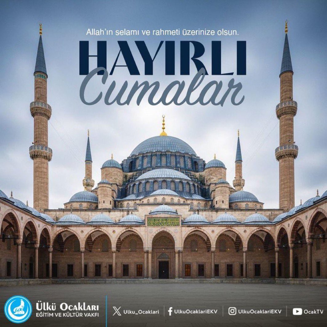 aydinuoab09's tweet photo. Allah'ın rahmeti ve bereketi üzerinize olsun.
Dualarınız kabul, cumamız mübarek olsun.
#HayırlıCumalar 🇹🇷 https://t.co/s0ipryIBoK