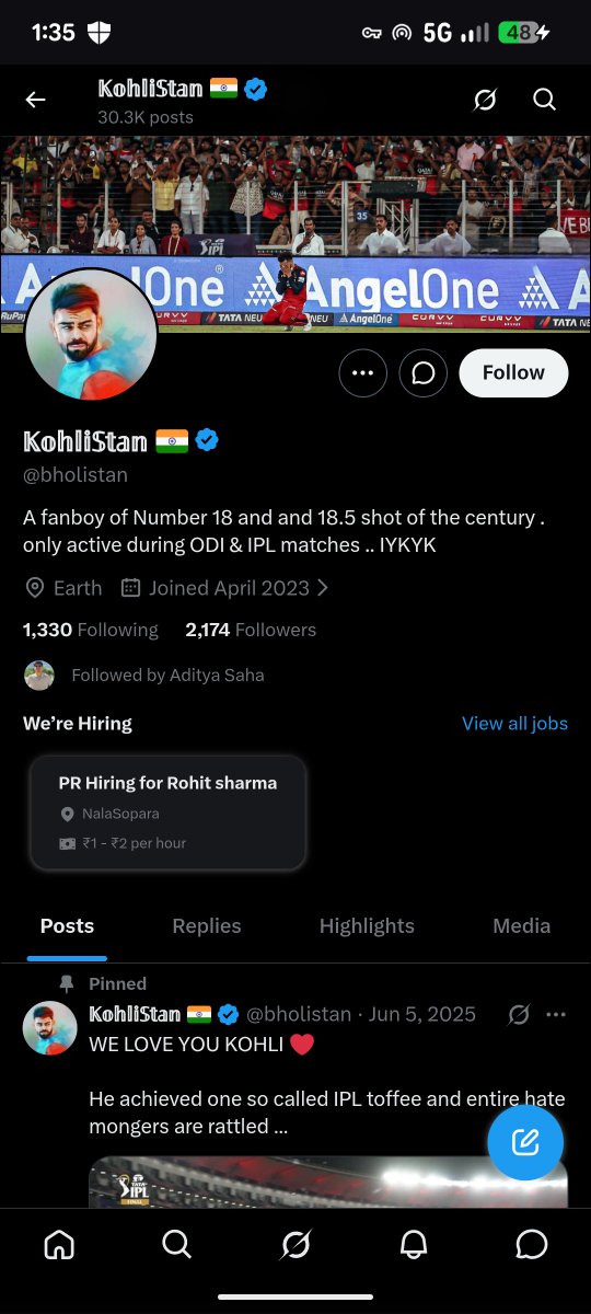WaterHashira__'s tweet photo. @Hailkohli18 @Hailkohli18  Bro they're literally paid to do this. 

You think people in our country don't do these kind of things for money. Don't take these things personally. https://t.co/kaGLoTyIpM