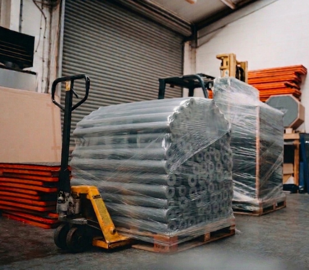 ZouchHQ's tweet photo. Wrapped and ready to go - any guesses what we’re shipping out today?

If you said custom #pipeinsulation, you’re right. ✅

Next stop, the lorries and out to the customer.

#FoamInserts https://t.co/S91DwSASHa