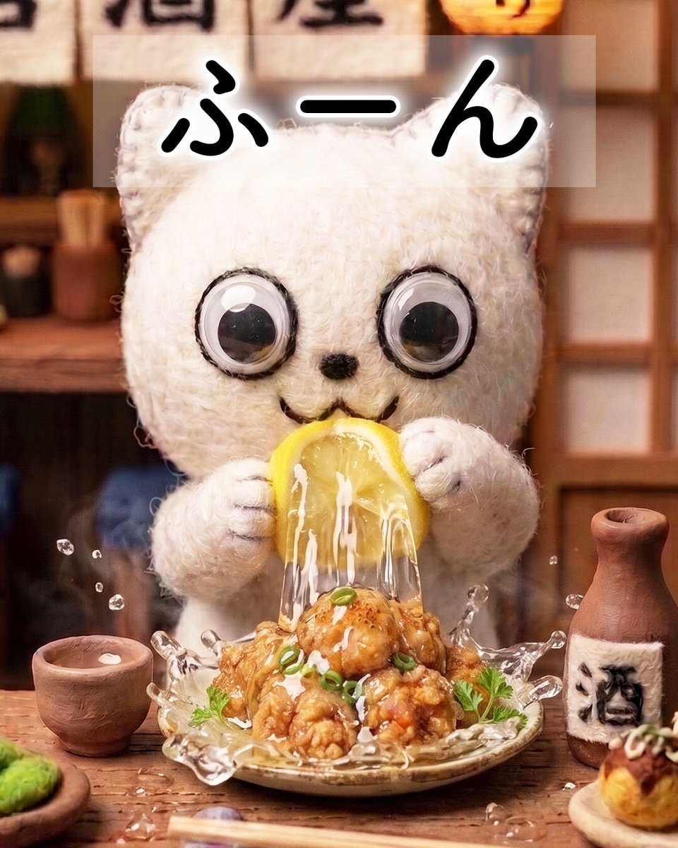 URIBO_0805's tweet photo. 「からあげにレモンかけない派なんだよね〜」 https://t.co/eMVi7EhnHe