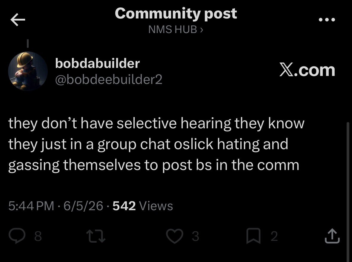 bobdeebuilder2's tweet photo. So can I get added back to comm got kicked originally for calling out the gc losers 😂 https://t.co/Je0JxtL0Ei