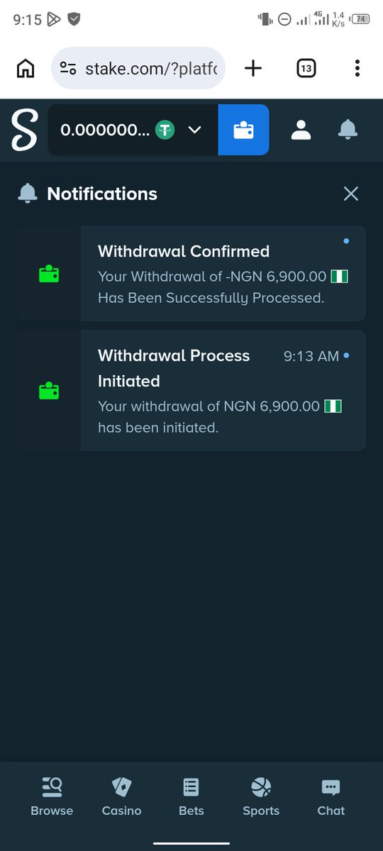 chibuifeUTD's tweet photo. I want to run mad @Mrbankstips 
Do you know that I have accumulated over 200$ bonuses on stake because I registered with your link but never claimed one until today 
I always thought it will show up on my account yet never knew I have to use Gmail and claim it
Kill me everyone https://t.co/VLHkK9kMDg