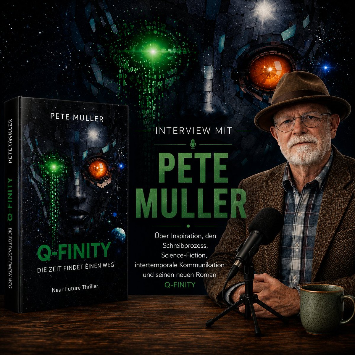 RauneggerBAutor's tweet photo. 📚 Neues Autoreninterview mit Pete Q. Muller! Wir sprechen über Inspiration, seinen Schreibprozess, Science-Fiction und die faszinierende Idee hinter „Q-FINITY: Die Zeit findet einen Weg“. 🚀⏳
👉 Jetzt das Interview lesen!
https://t.co/C2gJ4Bcvsg
#Autoreninterview https://t.co/VPPLzQsqu8