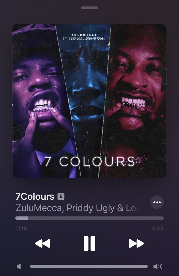 ZuluMecca's tweet photo. ‘7Colours’ ft @ItsPriddyUgly and @LoatinoverPound OUT NOW!!! 🔥🔥🔥🔥🔥🎵🎤🎶 TELL A FRIEND! 

STREAM IT HERE :

https://t.co/2aD6i90o8Y https://t.co/4CX9KUv3oR