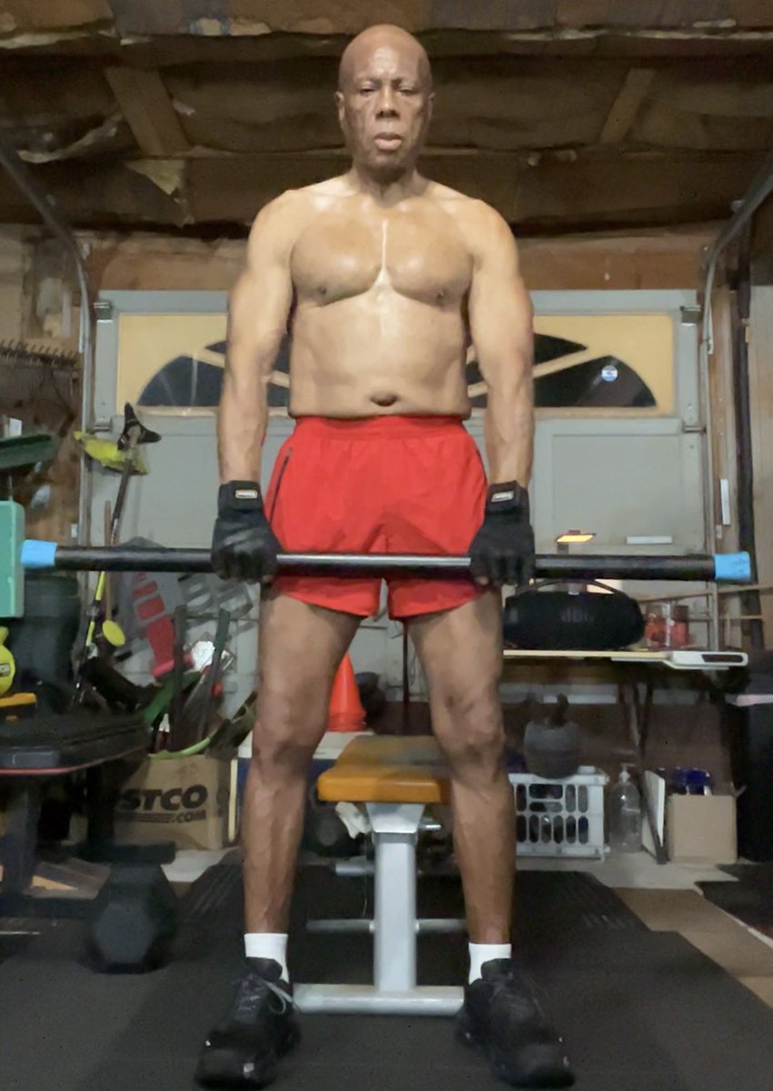 Sexagenarian59's tweet photo. #FitnessForLife #Sexagenarian 1959
#RespectTheMileage
My bio age is years younger than my driver's lic says. I 👏🏾 that. I thrive to keep my body strong &amp; responsive, relatively speaking. But I don’t forget: my calendar age is absolute. Time still collects its tax on my framework. https://t.co/htDX8wY32D