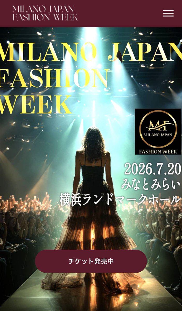 yuke0916's tweet photo. 7/20月祝
MILANO JAPAN FASHION WEEK
@横浜ランドマークホール

今回こちらのファッションショーに
スタッフとしてサポートさせて頂きます💝
お客様、出演者の皆様、関係者の皆様、
どうぞ宜しくお願い致します👗🫶
前売チケット発売中です🎟️✨

#MILANOJAPAN
#横浜
#ランドマーク
#ファッションショー https://t.co/5ixQU6mtuS