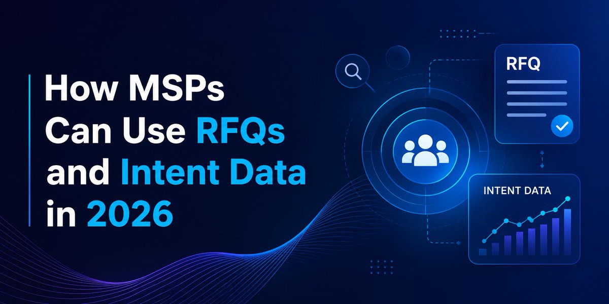 elioplus's tweet photo. How MSPs Can Use RFQs and Intent Data in 2026
https://t.co/yg1VtIvH42
#elioplus #MSPs #RFQs #intentdata #leads #customers #ManagedServiceProviders #MSP https://t.co/hTKJuQwvVs