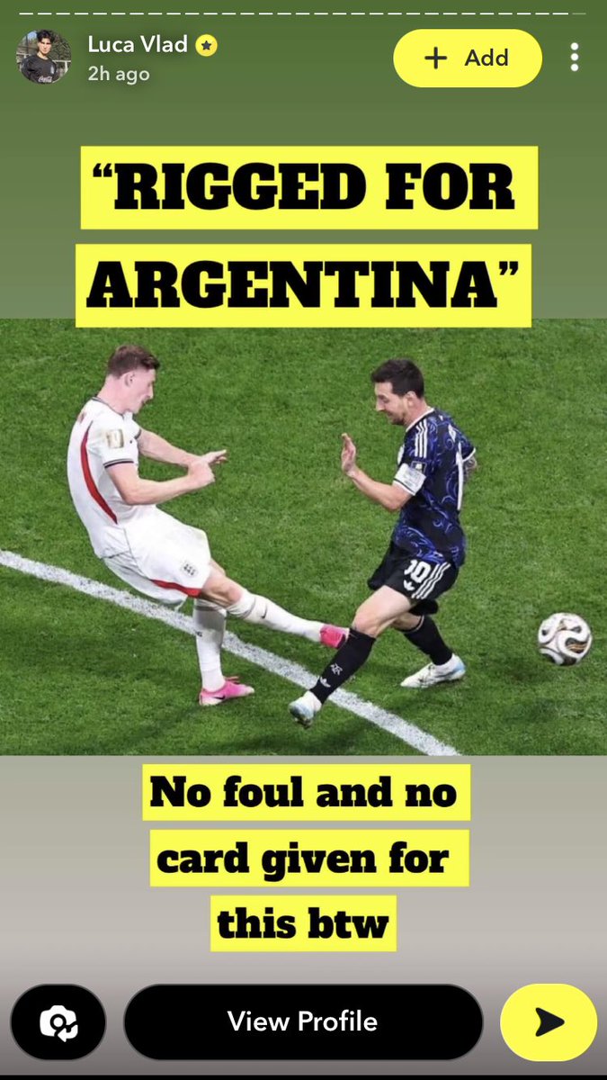 1KPOORA's tweet photo. @Lavozgalactica The match was physical, both sides committed fouls that weren’t called and no card was given. You guys are pushing an agenda that is starting to look more desperate every second.

Lionel Messi is in the Finals and nothing you say on you page would change anything. https://t.co/y3VG9jHAaO