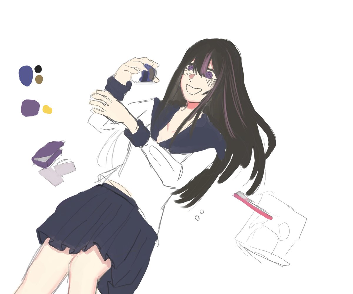 kurokage_hikage's tweet photo. Tag🏷
ocと病んでそうな女の子を描いてます！
全反応巡回＆気になりさん無言でお迎えします🙌
 #絵描きさんと繋がりたい
 #一次創作者さんと繋がりたい
 #初夏の創作クラスタフォロー祭り https://t.co/wqczTddlVQ