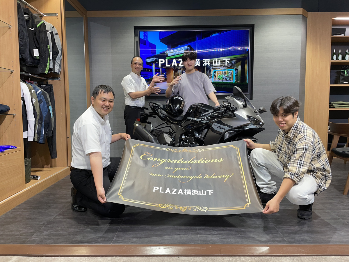 ZX-6Rを納車いたしました！ 初めてのバイクでZX-6Rを選んでいただき