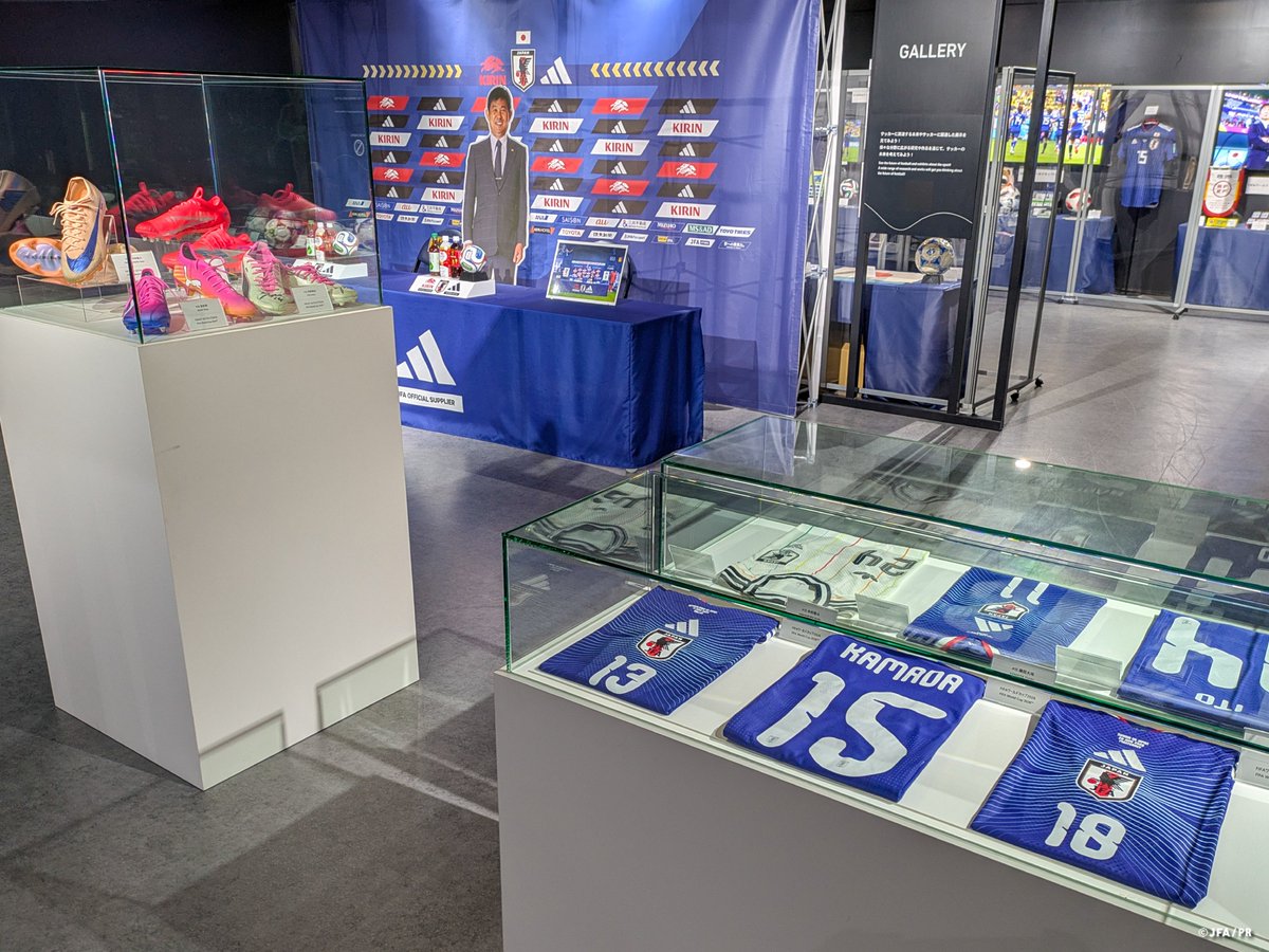 ワールドカップの熱狂が蘇る🙌 SAMURAI BLUE 貴重な記念品を多数展示