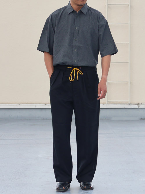 audience_jp's tweet photo. 26 Summer  Outfit coordination  【ストレッチ 2タック ワイドイージーパンツ】 https://t.co/x9JevUJUmt ¥14,080 tax in (173cm / Mサイズ着用)  コーディネイト画像を追加しました。

#audience
#高円寺 https://t.co/2obFct9Y7E