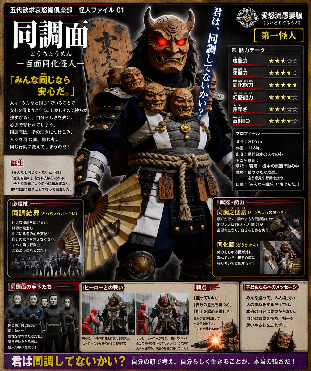 youtaxmen's tweet photo. 怪人だらけ https://t.co/ZfX7BRh3lZ