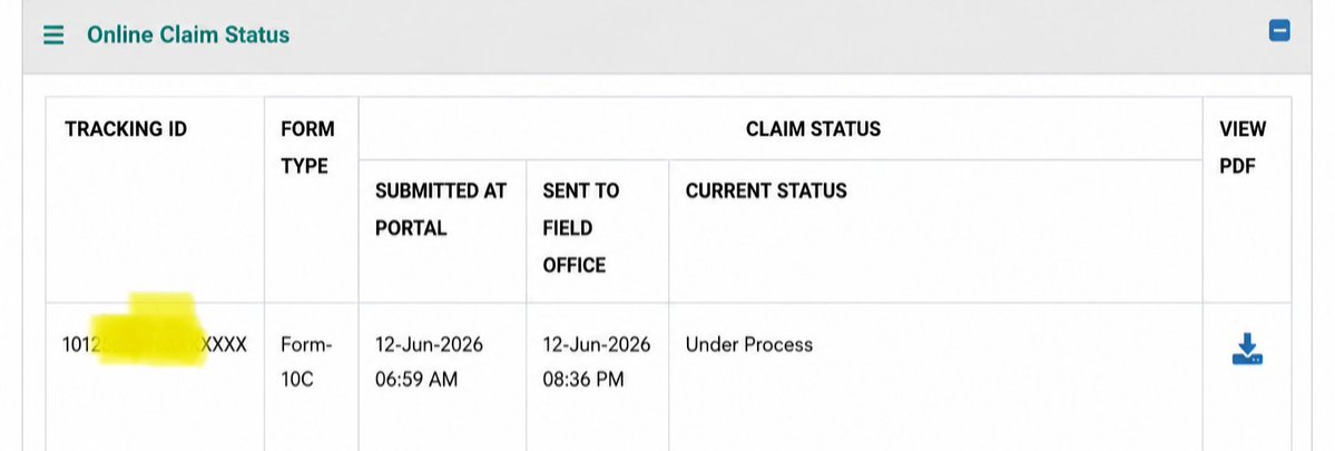 AkashSangole5's tweet photo. Dear @officialepfo, when will my Form 10C claim be settled? It is still under process. Kindly update the status. #EPFO https://t.co/EXLoXUwjmR