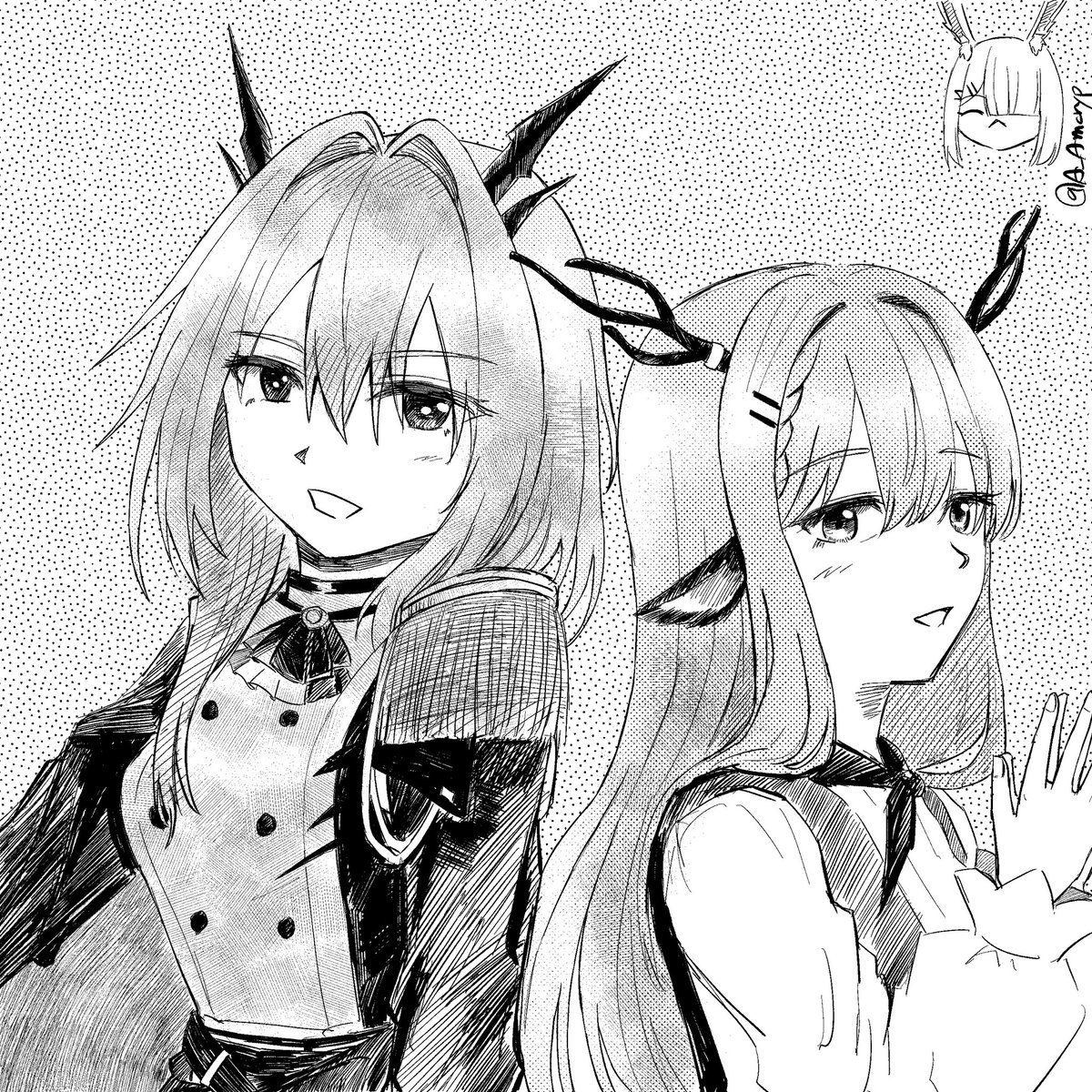 A_Amcryp's tweet photo. タルラとアリーナ初描きかも https://t.co/vhEaibZHBt