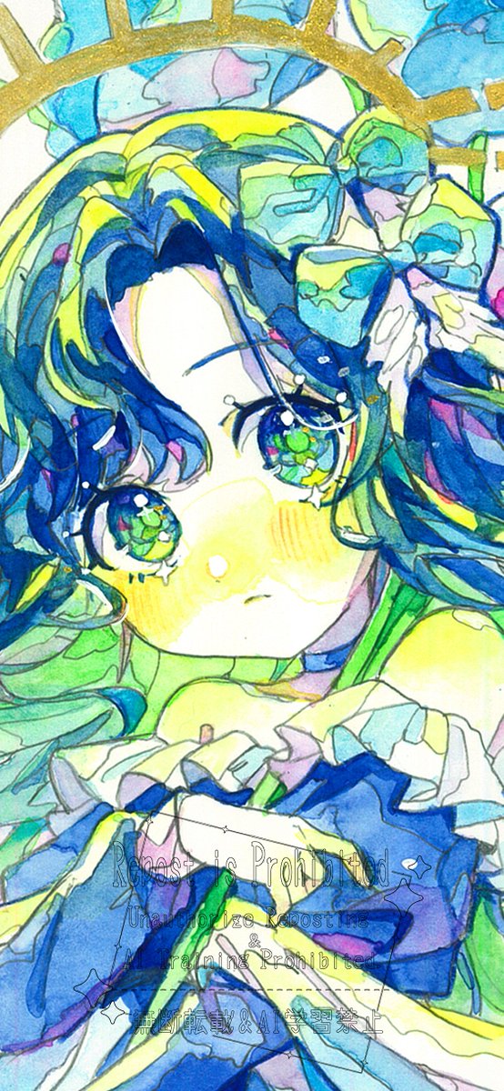 krsuima_sousaku's tweet photo. 【お知らせ】
ぎゃらりぃあと様（@Ato10Gallery) にて開催される『TitleFree』に参加させていただきます！ 

テーマ : フリー（会場でご確認ください🩵）
 会期：2026年7月22日(水)～7月26日(日)
13時～20時 (最終日18時まで)

新作額装4点です！
よろしくお願い致します💫

#TitleFree
 #TitleFree_4 https://t.co/F3kkWRS4rw