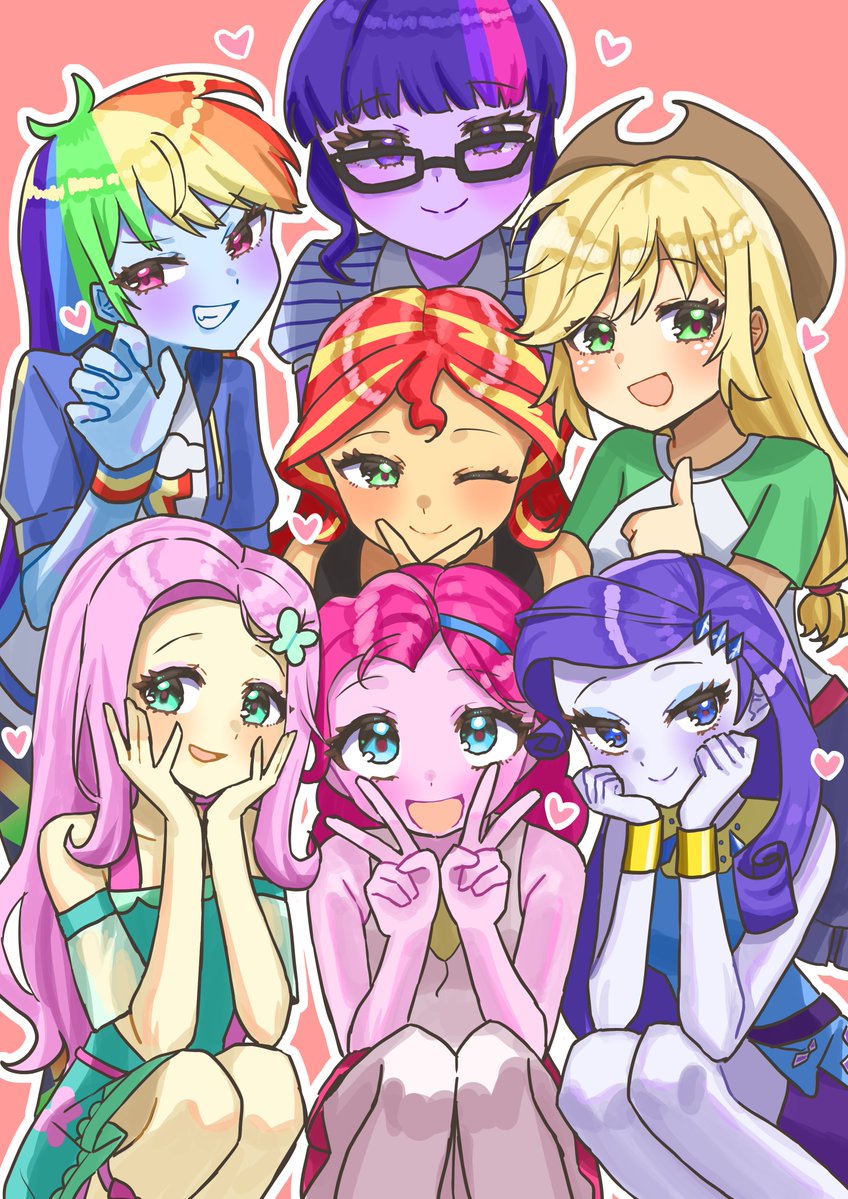 sinamon00777's tweet photo. mane7
#mylittlepony #mlp #eqg https://t.co/B9WYUSpZoQ