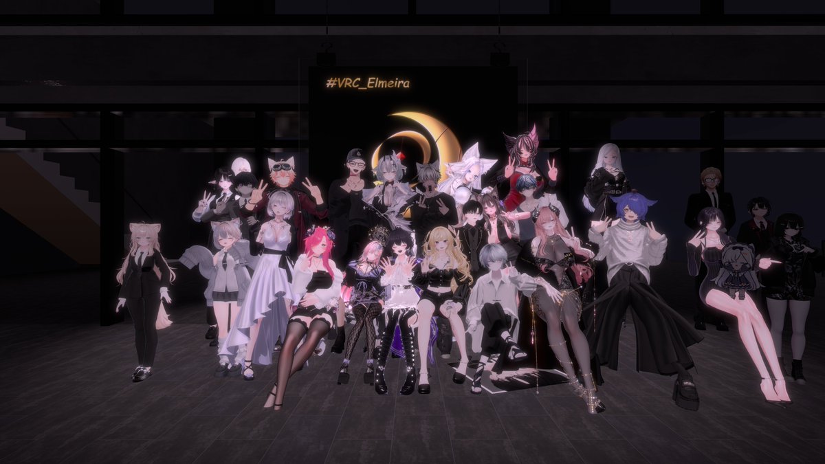 Kamitsure_08's tweet photo. 火曜日の #VRC_Elmeira ！楽しかった～～～！！！！！なんだかずっとげらげら笑っていただけのような気がします…。RTキャンペーン勝者ととんでもない倍率のリクインを乗り越えた強者たちが沢山で良かったですね！！
また是非遊びに来て下さいね https://t.co/BuiwjiSJZV