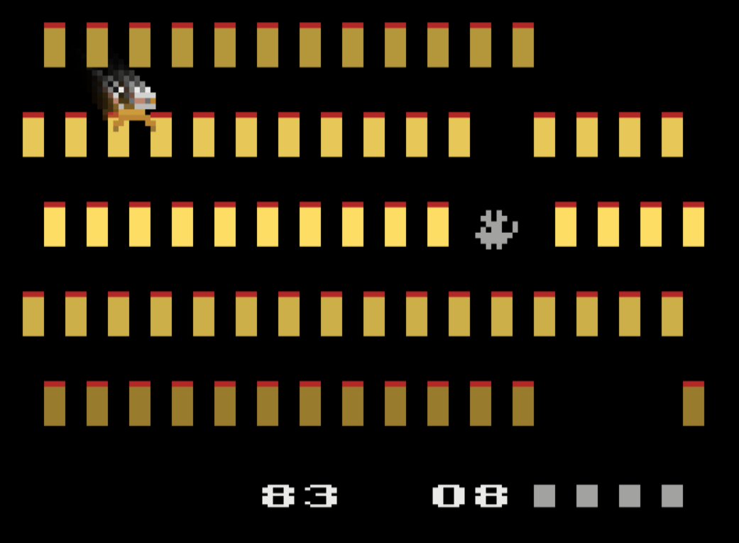 brewotakumag's tweet photo. Cat Games (2025) by artefacto for Atari 2600. Four mini-games starring a cat, a mouse and a LASER. Can you help the cat catch 40 obstacles in Run Cat, Run? Or dodge the cat as a laser-wielding opponent?
๐ธ https://t.co/a3vz7bFbDN
#homebrew #atari2600 #retro #game #catgames https://t.co/zk3OKV8UWO