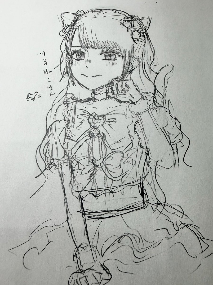 foodfighter_NO1's tweet photo. 仕事あまりに暇すぎて落描きしたりるねこさん https://t.co/mTsFoF0AlH
