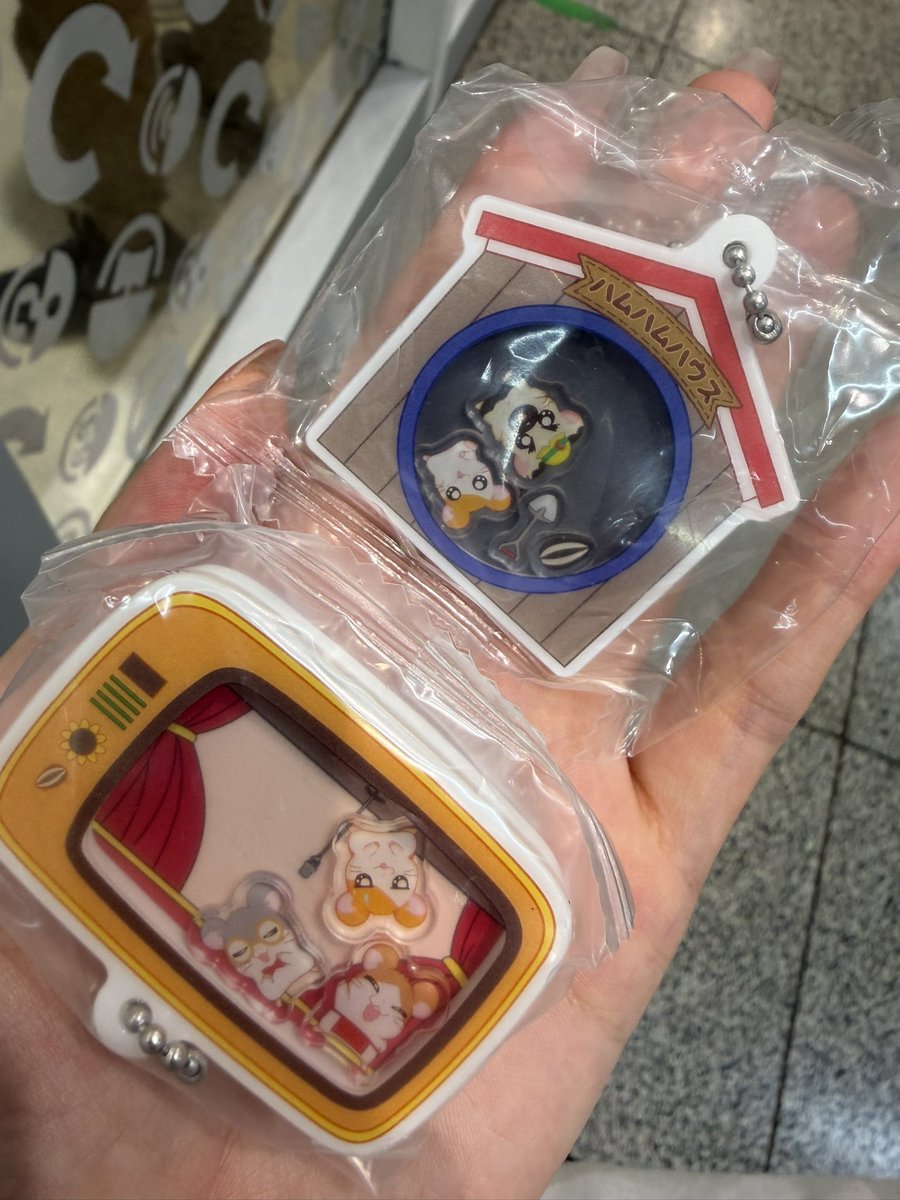 youngwon_3's tweet photo. 【交換】とっとこハム太郎 
シャカシャカアクリルチャーム

◇譲
ハムハムハウス
テレビ

◇求
かっしゃ

※平日東京駅付近手渡しor郵送
出先のためID付きお写真は後ほど添付します。
お声がけよろしくお願いいたします。 https://t.co/qDqvw7hsab