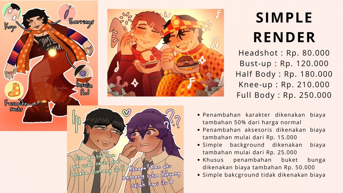 riesigtee's tweet photo. [ ❤️ &amp; 🔀 sangat diapresiasi ]

Hai! Aku buka komisi lokal dengan dua jenis artstyle:

Simple Render: (0/2)
Full Render: (0/3)

Untuk komunikasi bisa langsung dm saja ya! (Mention setelah dm!)

Informasi lebih lengkap boleh baca utas dibawah ini 👇
#opencommission #commsopen #wts https://t.co/ZIQI4uf0wl