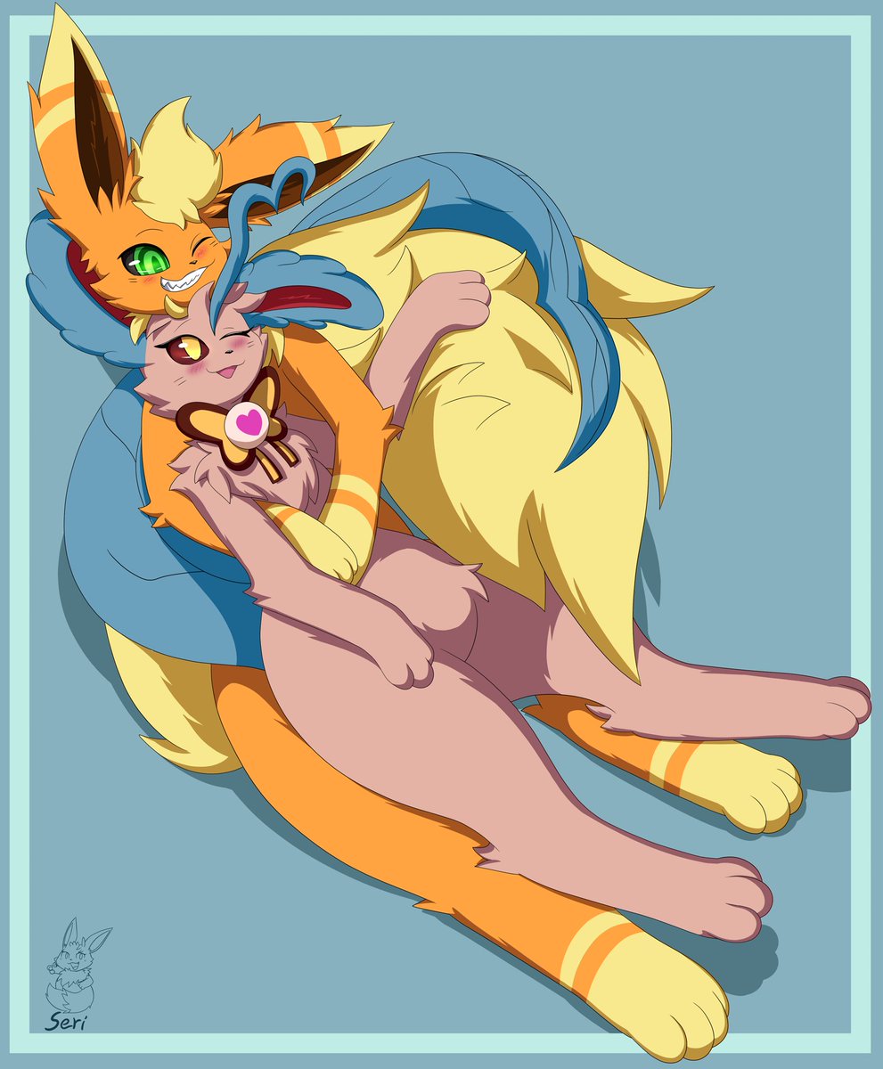tiredleafeon's tweet photo. Birthday thing for @fwaweon like some days ago https://t.co/Z91twKH0gA