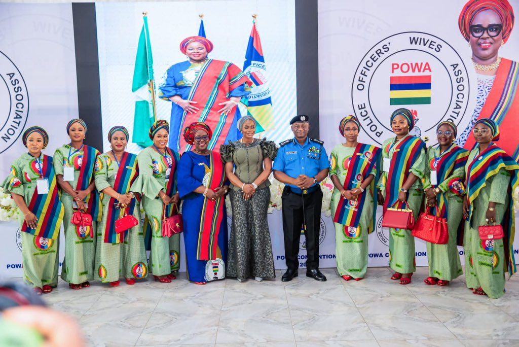 PoliceNG's tweet photo. IGP DISU ATTENDS POWA 2026 INAUGURAL ANNUAL CONVENTION IN ABUJA

 The Police Officers’ Wives Association (POWA) today commenced its three-day inaugural Annual National Convention at the Police Resource Centre, Jabi, Abuja. The landmark event, themed "The Resilient Woman: Navigating Life’s Challenges with Strength, Purpose, and Grace," marks the association's maiden annual general convention.

The convention was declared open by the First Lady of the Federal Republic of Nigeria, Senator Oluremi Tinubu, CON, who was fully represented at the high-profile gathering. The event brought together notable dignitaries, including the Inspector-General of Police, IGP Olatunji Riliwan Disu, psc (+), NPM, alongside members of the Force Management Team, past POWA National Presidents, and the sitting National President, Mrs. Olufunmilola Mutiat Disu.

Also in attendance to show solidarity were the National President of the Defence and Police Officers’ Wives Association (DEPOWA), Mrs. Mernan Femi Oluyede; the National President of the Naval Officers’ Wives Association (NOWA), Mrs. Aisha Is Abbas and the National President of the Fire Officers’ Wives Association (FOWA), Mrs. Olufunke Olumode, alongside a good number of POWA members, including the wives of senior Police officers from across the Federation.

In her opening remarks, the POWA National President, Mrs. Olufunmilola Mutiat Disu, passionately described the convention as "a gathering of women whose stories are rarely told, whose sacrifices are often unseen, yet whose strength quietly keeps the Nigeria Police Force standing." She noted that the convention serves as a climax to the association's recent unannounced welfare outreach visits across the Federal Capital Territory, which aimed to strengthen and empower officers' wives directly within their barracks.

While delivering his address, the Inspector-General of Police, IGP Olatunji Riliwan Disu, commended the foresight and dedication of the POWA leadership. He praised the recent welfare outreaches, noting that they reflect the finest values of empathy, kindness, and selfless service. The IGP emphasized the indispensable role that officers’ wives play in supporting and shaping the men behind the uniform, urging them to continue upholding the ideals of integrity, discipline, humility, and compassion which remain the hallmark of the association.

The Nigeria Police Force reaffirms its unwavering commitment to improving the welfare of its personnel and their families, promising continuous support for sustainable initiatives that promote family welfare, education, healthcare, skills acquisition, and socioeconomic empowerment.

CSP ANIETIE OKOKON EDEM INIEDU, ANIPR
Force Public Relations Officer
Force Headquarters, Abuja
17th July, 2026