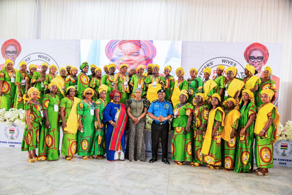 PoliceNG's tweet photo. IGP DISU ATTENDS POWA 2026 INAUGURAL ANNUAL CONVENTION IN ABUJA

 The Police Officers’ Wives Association (POWA) today commenced its three-day inaugural Annual National Convention at the Police Resource Centre, Jabi, Abuja. The landmark event, themed "The Resilient Woman: Navigating Life’s Challenges with Strength, Purpose, and Grace," marks the association's maiden annual general convention.

The convention was declared open by the First Lady of the Federal Republic of Nigeria, Senator Oluremi Tinubu, CON, who was fully represented at the high-profile gathering. The event brought together notable dignitaries, including the Inspector-General of Police, IGP Olatunji Riliwan Disu, psc (+), NPM, alongside members of the Force Management Team, past POWA National Presidents, and the sitting National President, Mrs. Olufunmilola Mutiat Disu.

Also in attendance to show solidarity were the National President of the Defence and Police Officers’ Wives Association (DEPOWA), Mrs. Mernan Femi Oluyede; the National President of the Naval Officers’ Wives Association (NOWA), Mrs. Aisha Is Abbas and the National President of the Fire Officers’ Wives Association (FOWA), Mrs. Olufunke Olumode, alongside a good number of POWA members, including the wives of senior Police officers from across the Federation.

In her opening remarks, the POWA National President, Mrs. Olufunmilola Mutiat Disu, passionately described the convention as "a gathering of women whose stories are rarely told, whose sacrifices are often unseen, yet whose strength quietly keeps the Nigeria Police Force standing." She noted that the convention serves as a climax to the association's recent unannounced welfare outreach visits across the Federal Capital Territory, which aimed to strengthen and empower officers' wives directly within their barracks.

While delivering his address, the Inspector-General of Police, IGP Olatunji Riliwan Disu, commended the foresight and dedication of the POWA leadership. He praised the recent welfare outreaches, noting that they reflect the finest values of empathy, kindness, and selfless service. The IGP emphasized the indispensable role that officers’ wives play in supporting and shaping the men behind the uniform, urging them to continue upholding the ideals of integrity, discipline, humility, and compassion which remain the hallmark of the association.

The Nigeria Police Force reaffirms its unwavering commitment to improving the welfare of its personnel and their families, promising continuous support for sustainable initiatives that promote family welfare, education, healthcare, skills acquisition, and socioeconomic empowerment.

CSP ANIETIE OKOKON EDEM INIEDU, ANIPR
Force Public Relations Officer
Force Headquarters, Abuja
17th July, 2026